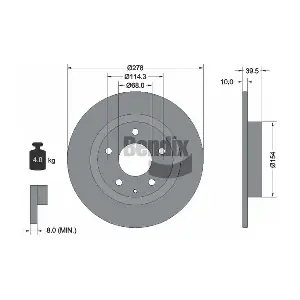 BENDIX Braking BDS1725