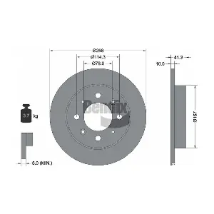 BDS1837 BENDIX Braking