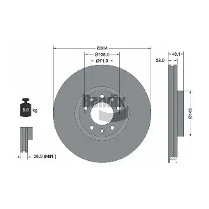 BENDIX Braking BDS1091HC