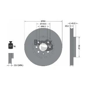 BENDIX Braking BDS1423