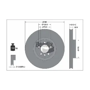 BDS2325HC BENDIX Braking