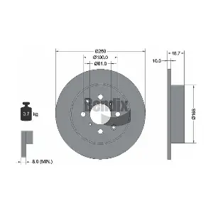 BDS1776 BENDIX Braking