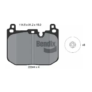 BPD1558 BENDIX Braking