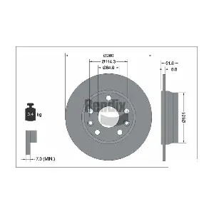 BDS2290 BENDIX Braking