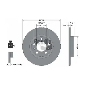 BENDIX Braking BDS1122