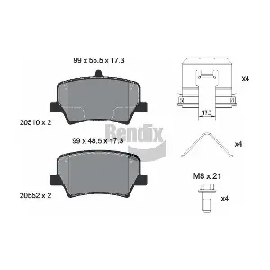 BPD2334 BENDIX Braking