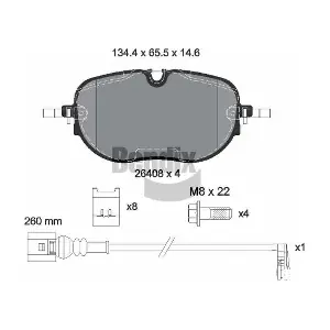 BPD1669 BENDIX Braking