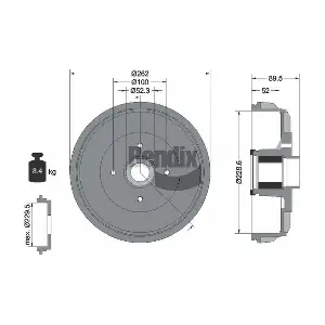 BENDIX Braking BDM1173