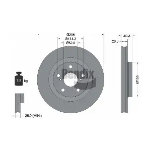 BENDIX Braking BDS1128