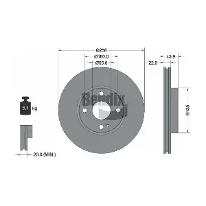 BENDIX Braking BDS1830