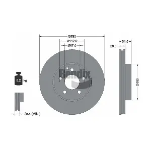 BENDIX Braking BDS1271
