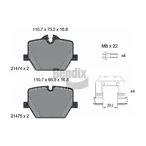 BPD2480 BENDIX Braking