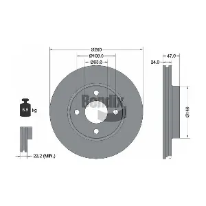 BENDIX Braking BDS1782
