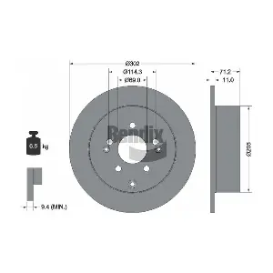 BDS1812 BENDIX Braking