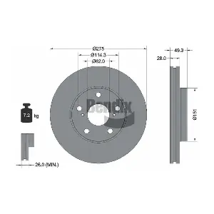 BENDIX Braking BDS1862
