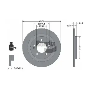 BDS1743 BENDIX Braking