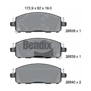 BPD2541 BENDIX Braking