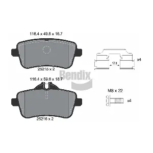BPD1408 BENDIX Braking