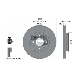 BDS1595 BENDIX Braking