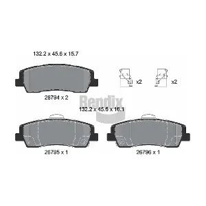 BPD2552 BENDIX Braking