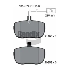 BENDIX Braking BPD1757