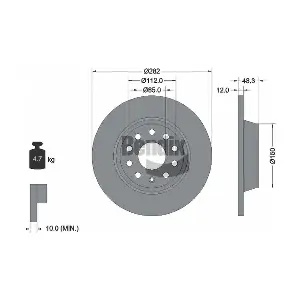 BENDIX Braking BDS1031