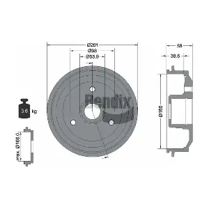 BDM1025 BENDIX Braking