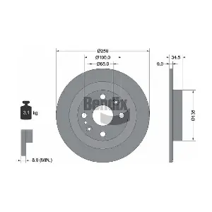 BENDIX Braking BDS1854