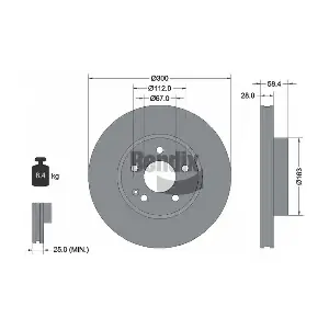 BDS1050 BENDIX Braking