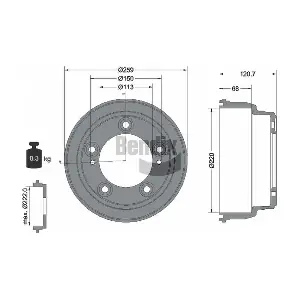 BDM1166 BENDIX Braking