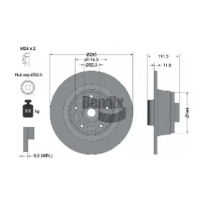 BDS2202 BENDIX Braking