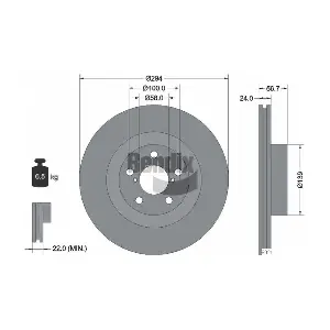 BDS1644 BENDIX Braking