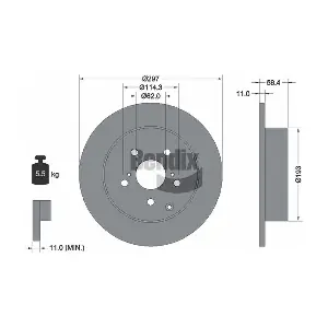 BDS1747 BENDIX Braking
