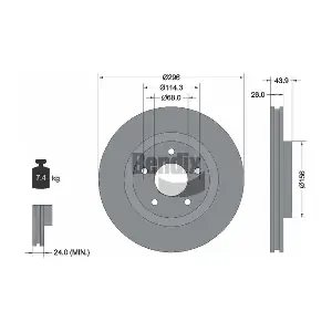 BENDIX Braking BDS1028HC