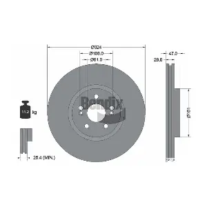BDS1167HC BENDIX Braking