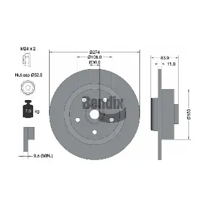 BENDIX Braking BDS1211