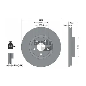 BENDIX Braking BDS1105HC