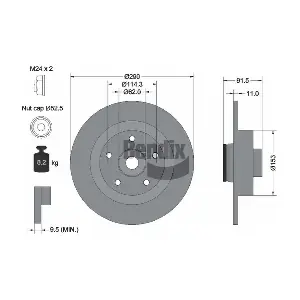 BDS1885 BENDIX Braking