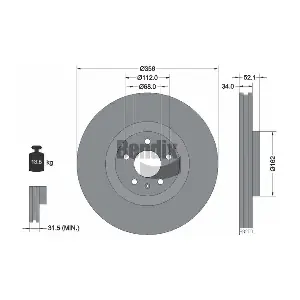 BDS1455 BENDIX Braking