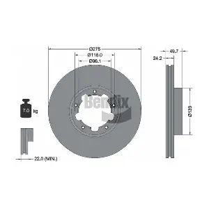 BDS2083 BENDIX Braking