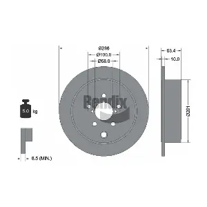 BENDIX Braking BDS1645