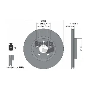 BDS1775HC BENDIX Braking