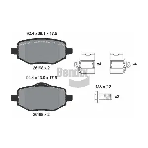 BPD1653 BENDIX Braking