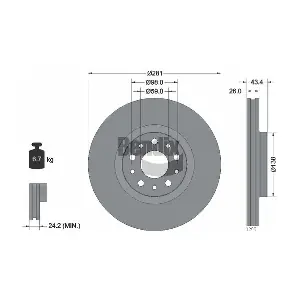 BENDIX Braking BDS2115
