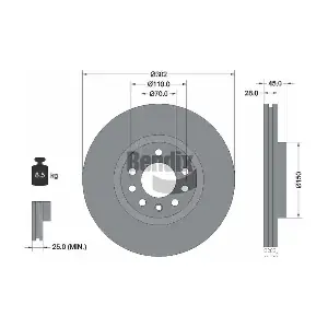 BENDIX Braking BDS1512