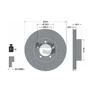 BDS1983RHC BENDIX Braking