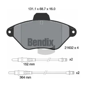 BENDIX Braking BPD1821