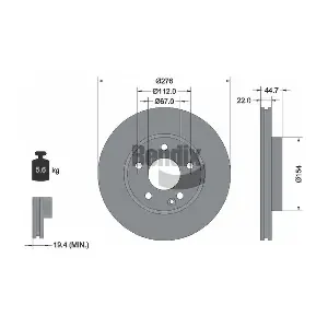 BENDIX Braking BDS1119