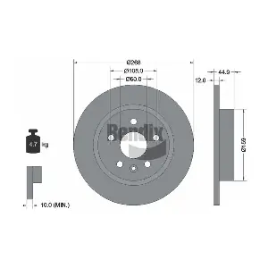 BENDIX Braking BDS1334
