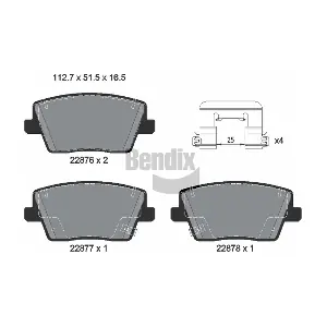 BPD2435 BENDIX Braking